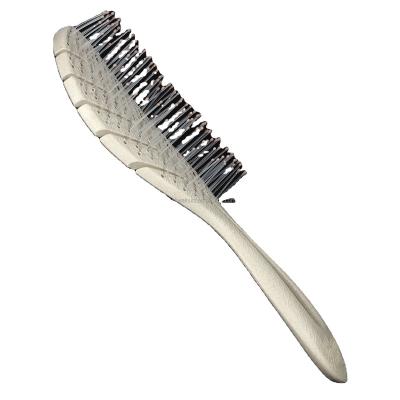 China Factory Hairbrush Natural Fiber Materials Biodegradable Hairbrush Waterproof Brush No Plastic for sale