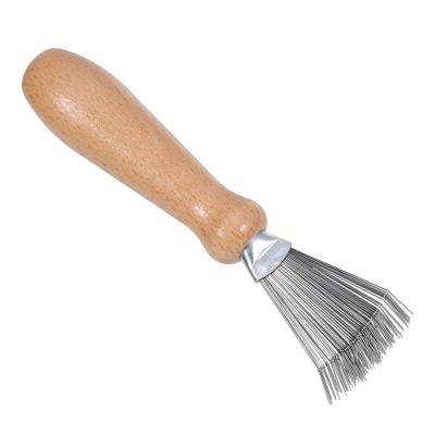 China Shaving Sweep Eco-Friendly Wooden Hair Brush Cleaning Cleaner Scrubber Hair Brush Cleaning Tools for sale