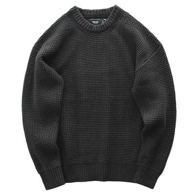 China Custom Anti-wrinkle OEM Men Winter Casual Cotton Knitwear Crewneck Sweater for sale