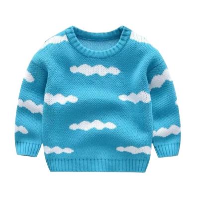 China Durable Wholesale Sweaters Knitted Customizable Anti-Shrink Logo Sweater Kids for sale