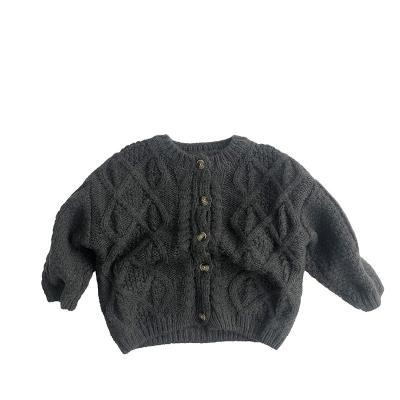 China Anti-Shrink Comfy Computer Knitted Fashion Winter Cardigan For Kids for sale