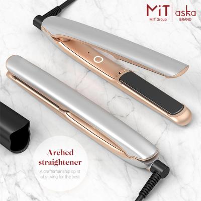 China 2021 Newest LED Temperature Display Iron Professional Multi-temperature Degree LED Display Hair Straightener Flat Hair Straightener For Household for sale