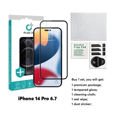 China Bubble Free For iPhone 14 Full Cover Screen Protector For iPhone Mood Screen Glass Protector for sale