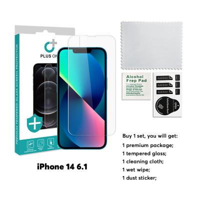 China Anti-Scratch/Premium Shatterproof/Bubble-Free Cell Phone Screen Protector For iPhone 14 6.1