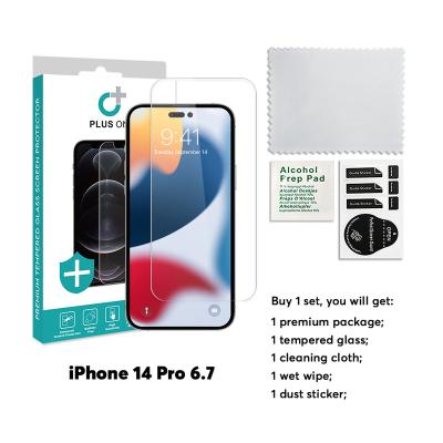 China Bubble Free Anti Fingerprint Mobile Phone Screen Protector For iPhone Screen Protector 13 Glass Protector 14 Pro for sale