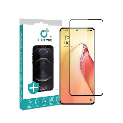 China Bubble Free China Supplier 9H 2.5D 0.33mm Tempered Glass Screen Protector For Oppo Reno8 Pro+ 5G for sale