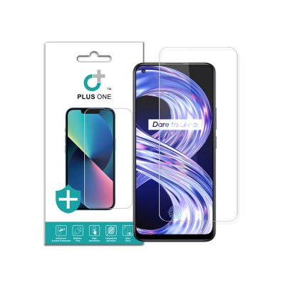 China Anti-fingerprint Anti Bubble Scratch Free Phone Tempered Glass For Realme 8i Screen Protector for sale