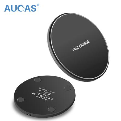 China ABS Material Fast Wireless Charger 10W Low Price And Slimming Fast Wireless Charger For Mobile Phone for sale