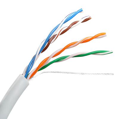 China 24AWG 4pairs 4pairs utp cable lan cable cat5e internet cable manufacturer price for sale