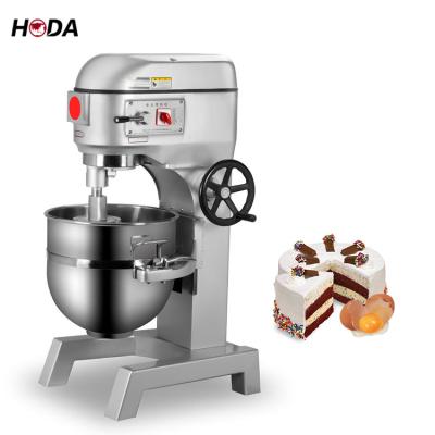 China Bowl-Lift Design B60 Commercial Planetary Mixer b60 60l Mixer 60 Liter HZ Mixer Cake Mixer Food Bakery Machinery for sale