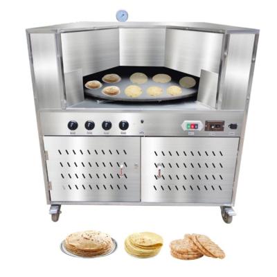 China India automatic flat arabic pie hotels electric tandoori lavash pita bake roti naan round oven commercial chapatii maker bread machine for sale