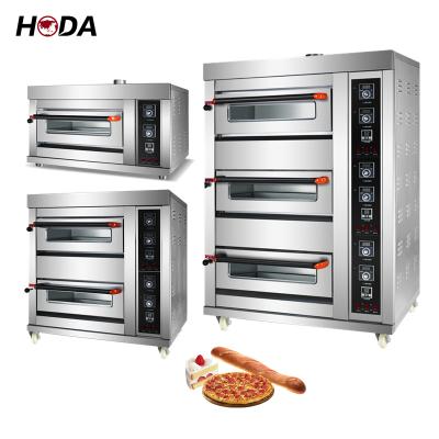 China Gas Bakery Ovens Floor Bread Ovens Second Floor Automatic Single Deck Commercial Bakery Oven Prices For Sale in Saudi Patna Ghana Uganda for sale