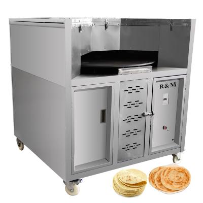 China Automatic Arab Lebanese Naan Tandoori Flat Oven Arab Lebanese Naan Bread Pita Snacks Factory Chapati Gas Commercial Electric Chapati Maker Making Machinery for sale