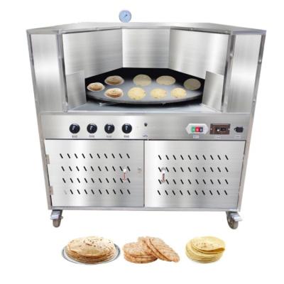 China Big gas plant lavash snacks chapati tortilla naan plate commercial tandoori roti cheap pita bread machine maker arab lebanese oven for pita bread for sale