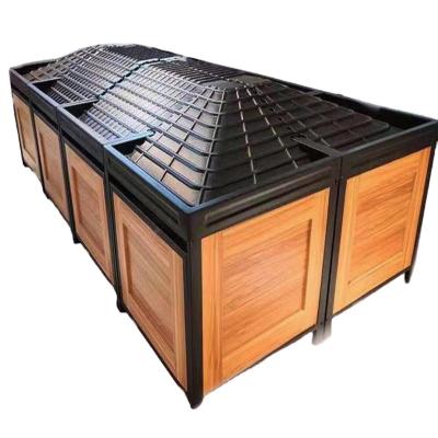 China Vacuum Forming Products Supermarket Fruit Vegetable Display Stand Vacuum Forming Products Fruit Plastic Display Racks for sale