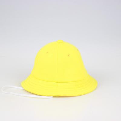 China COMMON 100%cotton soft bucket hat for kids,hign quality custom plain baby sunhat for sale