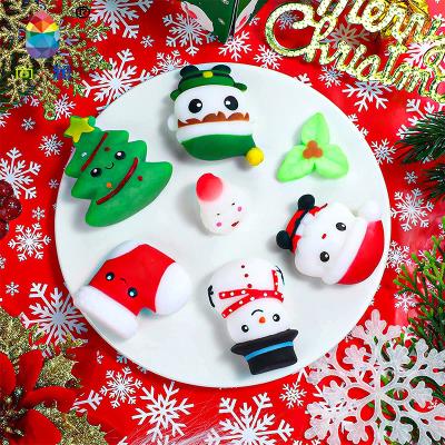 China Toy Educational Toys Party Mini Kawaii Mochi Soft Animal Christmas Tree Squeeze Squishy Favors for Kids and Adult for sale