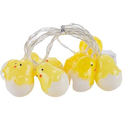 China Chicken/Bunny With Carrot Easter Birthday Decor Chicken String Lights Rabbit Carrot Twinkle Fairy Lights Holiday Lighting Decoration for sale