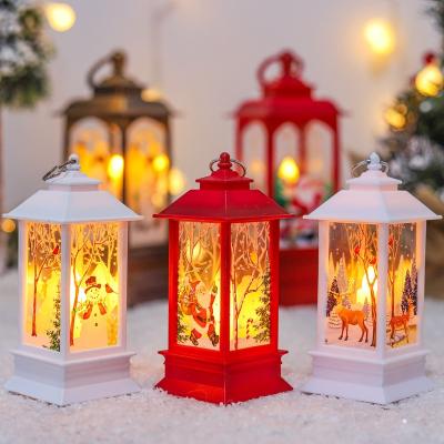 China Hanging Navidad 2021 LED Torch Light Christmas Gifts Santa Claus Snowman Lantern Light Merry Christmas Fashionable Decor New Year 2022 for sale