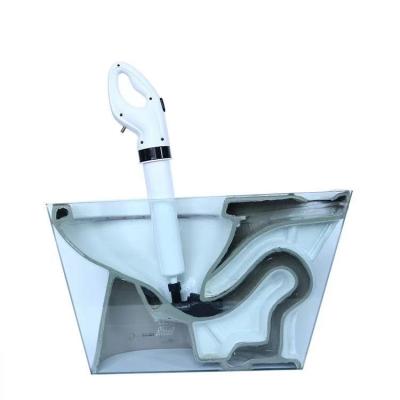 China New Sale Kitchen Pool Washing Blockages Hot Sink Pipe Air Pressure Cleaning Splash Proof Plunger Remove for sale