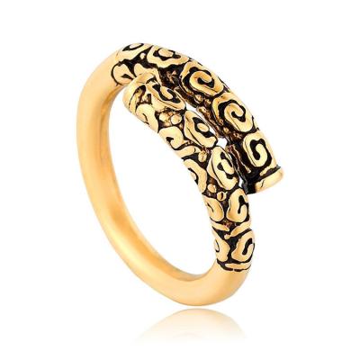 China Custom Design Jeweley Religious Adjustable Open Ring 316l Stainless Steel for sale