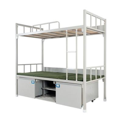 China Double (Full Size) Metal Bunk Beds Metal Frame Adjustable Bunk Beds Metal Bunk Beds With Drawers For School Apartment for sale