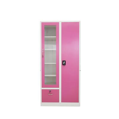 China Furniture Manufacturing Convertible Steel Mirror Door Wardrobe Closet / Hotel Wardrobes for sale