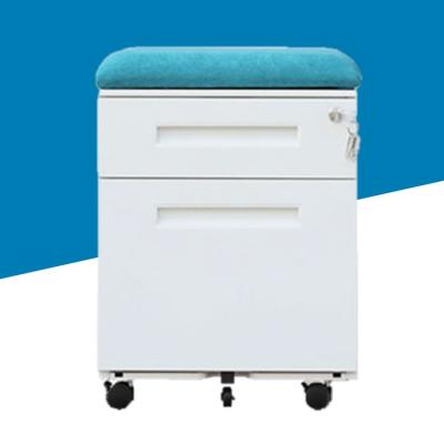 China Luoyang Convertible Manufacturer Pedestal 2 Drawer Mobile Filing Cabinet for sale