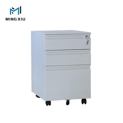 China Modern Office Furniture 3 Drawer Metal Mobile Steel Hanging Filling Cabinet for sale