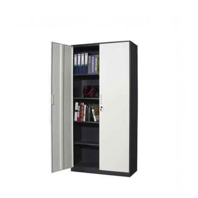 China Hot Sale Convertible Office Furniture Steel Swing Door Filing Cabinet Two Door Metal Filing Cabinet for sale