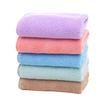 China Sustainable Universal Hand Towel Reusable Towel Colored Double Sided Custom Microfiber Cleaning Cloths for sale