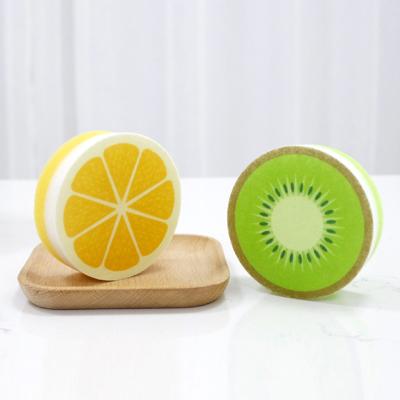 China Customized Viable Thicken Fruit Form Sponge Polyester Dish Scrubber Dish Scrubber Dish Wash Scrubbing Pad Magic Cleaning Scrub Sponge for sale