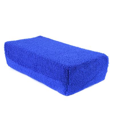 China High Quality Applicator Protective Wax Car Auto Care Microfiber Cleaning Polishing Sponge for sale