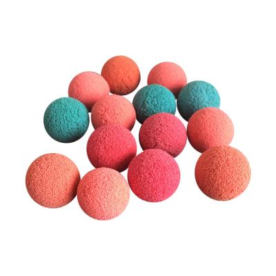 China 12mm-32mm High Quality Concrete Pumps Cleaning Sponge Hard Rubber Balls For Pipe Cleaning Custom Size for sale