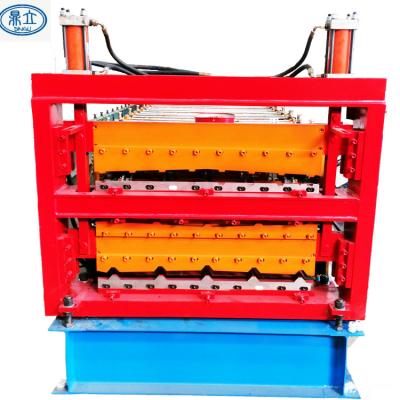 China Building Material Shop China Three Layer Tile Roof Panel Sheet Roll Forming Machine Suppliers for sale