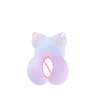 China Top Selling Soft Top Selling Adult Male Doll Top Body Manual Sex Piston Masturbator Toy for sale