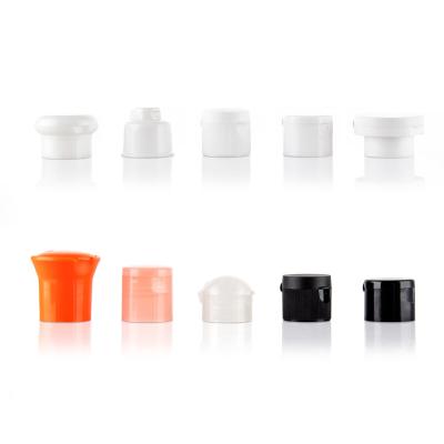 China Flip Top Bottle Cap Closure Non Spill For 24/410 Neck Size Plastic Cap Closure for sale