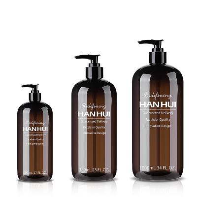 China Shampoo PET Bottles 500ml 750ml 1000ml Bathroom Shampoo Dispenser Bottles for sale