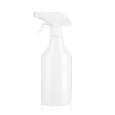 China White 500ML PET Plastic Trigger Spray Bottles For Household Cleaner for sale