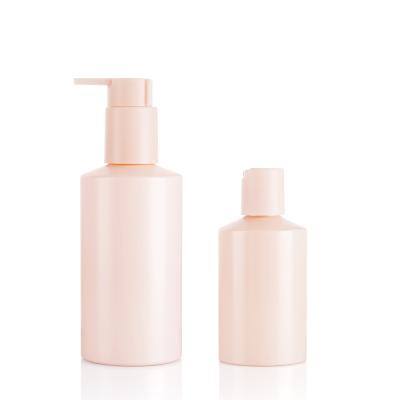 China 100ML 200ML Sustainable Cosmetic Bottles Pink For Body Lotion for sale