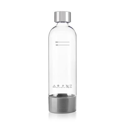 China 1l 1000ml Soda Maker Bottle Big Volume Fizzy Water Bottle For Restaurant for sale