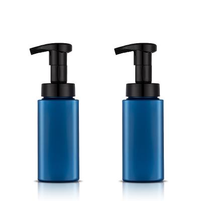 China Multi-Purpose Round Blue Plastic Foamer Bottle for Personal Care and Soap Cleaning for sale