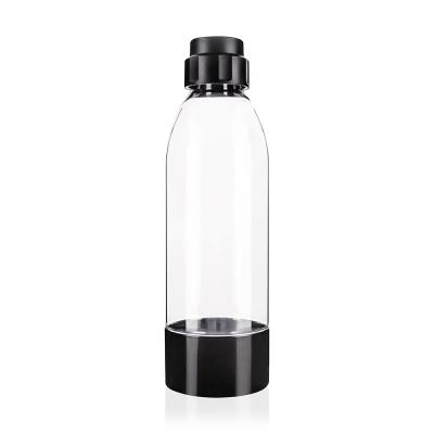 China Black Cap And Base 1000ML Soda Maker Bottle For Home Or On-The-Go for sale