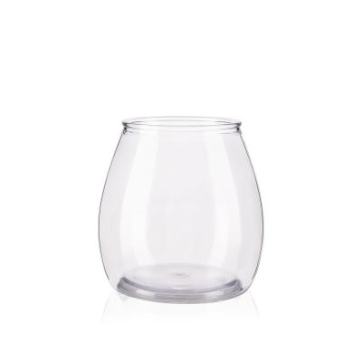 China 400ml Clear Double Layer Bubble Plastic Cup Suitable For Men Gifts for sale