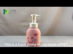 Multi-Purpose Round Blue Plastic Foamer Bottle for Personal Care and Soap Cleaning