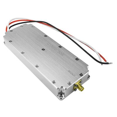 China Customized 50W 400MHz 500MHz  3G 4G Lora Digital Long Range RF amplifier anti drone  module Jammer system for sale