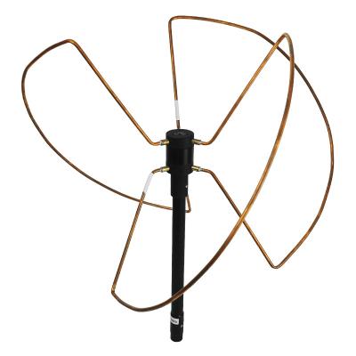 China 300-400MHz Fiberglass Four-Leaf Clover Antenna UAV 300W with 360° Working Range and High Output for sale