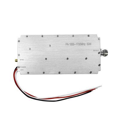 China 1000-1700MHz High Quality 50W wideband  Drone power amplifier Module For Outdoor Security for sale