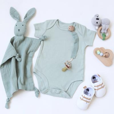 China Wholesale Anti-Static Organic Comfort Rabbit 100% Cotton Comforter Toys Blanket Soft Muslin Bunny Baby Security Blanket for sale