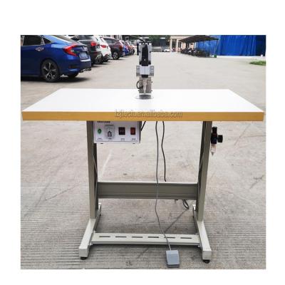 China Other Ultrasonic Spot Welding Machine Mask Ear Band Welding Machine Semi-automatic Ear Loop Welding Machine for sale